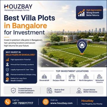 Best Villa Plots in Bangalore for Investment | Houzbay