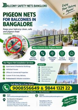 Pigeon Nets for Balconies in Bangalore