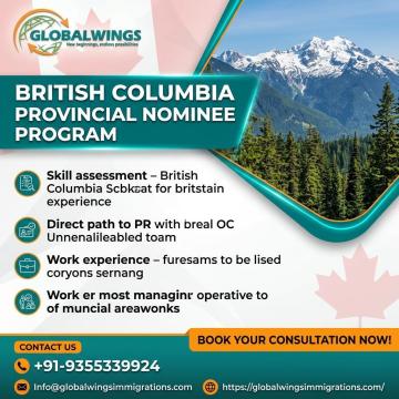 Apply for British Columbia Provincial Nominee Program with Experts