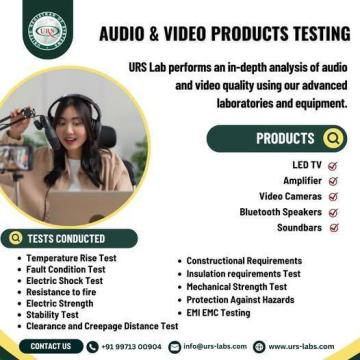URS Audio Video Testing Labs in Noida