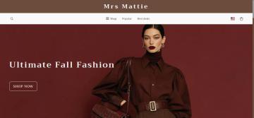 Take 10% OFF All Order at Mrs Mattie