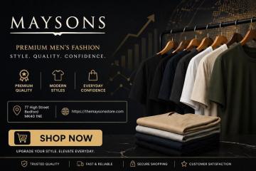 Premium Men's T-Shirts & Designer Tees | The Maysons Store in the UK