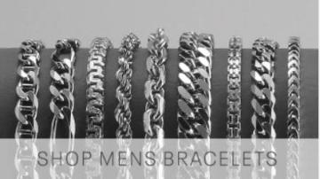 Silver bracelet for men