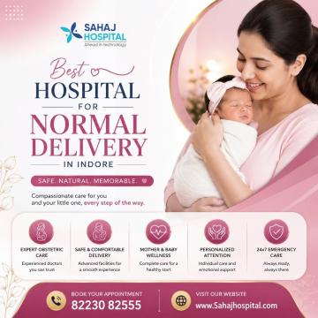 Best Hospital For Normal Delivery In Indore - Sahaj Hospital