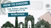 How to Choose the Right Online University in Delhi NCR