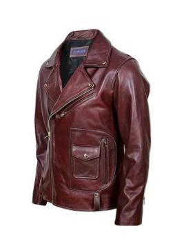 Luxeaura Leather offers leather biker jacket for men