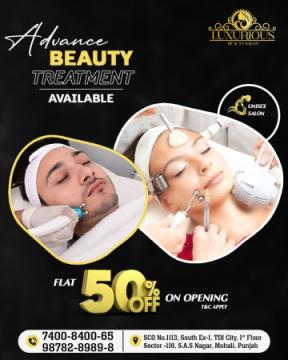 Luxurious Beauty Salon - Best Salon Services in Mohali