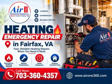 Fairfax VA Heating Repair for Unexpected System Breakdowns