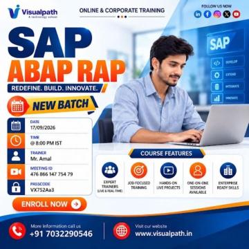 Join SAP ABAP RAP Online Training New Batch Sep 17