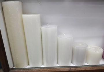 Pillar Candles- AARYAH DECOR AVAILABLE PILLAR CANDLES FROM 3X3 IN