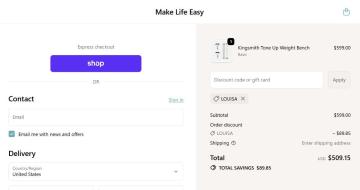15% OFF All Orders on Make Life Easy