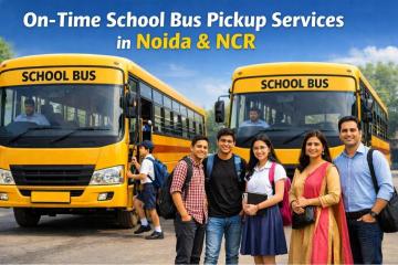 Book On-Time School Bus Pickup Services in Noida and NCR