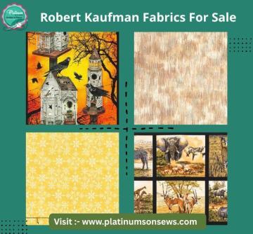 Premium Robert Kaufman Fabric Panels for Quilting Projects