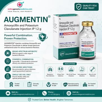 Augmentin | Amoxicillin and Clavulanate Potassium | Onlinegenericmedicine