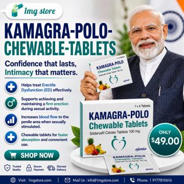 Kamagra Polo Chewable Tablets: Explore Online Product Details at 1mgstore