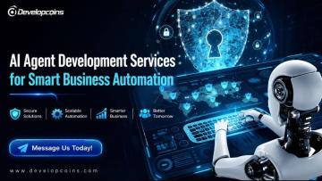 AI Agent Development Services for Smart Business Automation | Developcoins