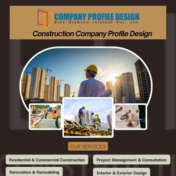 Construction Company Profile Design