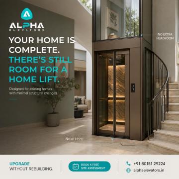 Home Lift Company in Chennai | Alpha Elevators
