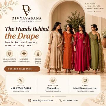 Divyavasana Clothing in Chennai for Timeless Fashion Styles Now
