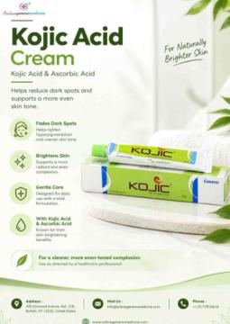 Kojic Acid Cream for Dark Spots & Pigmentation | Online Generic Medicine