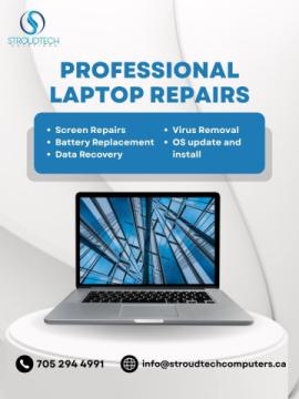 Reliable Laptop Repairs in Barrie – Quick & Professional Service!