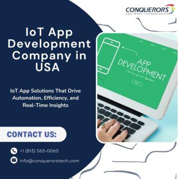 IoT App Development Company in USA | Conquerors Tech