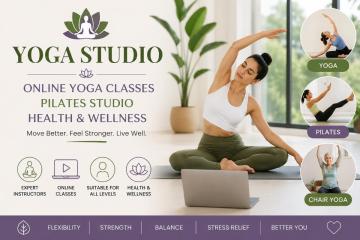Transform Your Health with Online Yoga, Pilates & Chair Yoga Classes