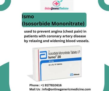 Ismo (Isosorbide Mononitrate) – Ismo Medication, Isosorb Mono Cost & Uses