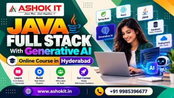 Best Java Full Stack with Generative AI Online Course in Hyderabad