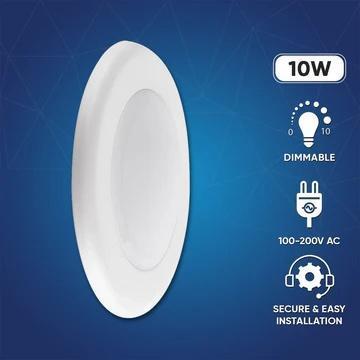6-Inch 5CCT Square LED Downlight – Dimmable Indoor Lighting