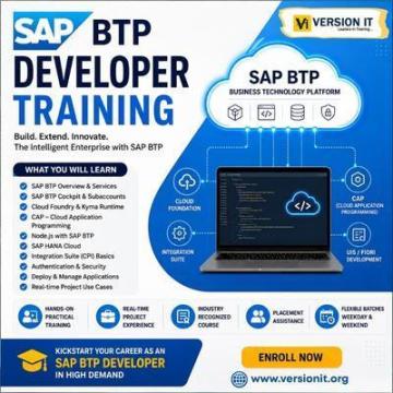 SAP BTP Developer Training in Hyderabad at Version IT | Learn SAP Cloud Development