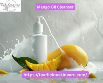 Mango Oil Cleanser Offering Gentle Facial Cleansing