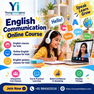 English Communication Online Course for Kids in India