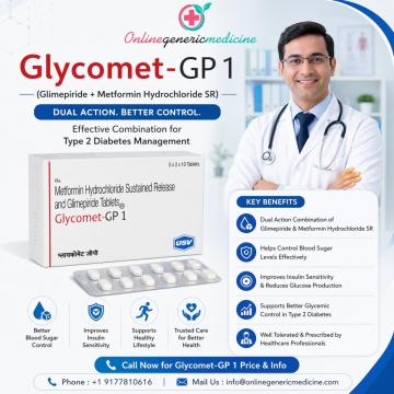 Glycomet GP (Glimepiride and Metformin) | Used to Treat Type 2 Diabetes & PCOS