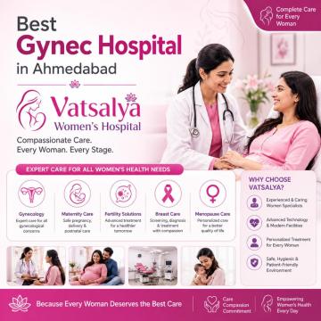 Best Gynec Hospital in Ahmedabad - Vatsalya Women’s Hospital