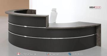 Shop the Lira Curved Reception Desk in Dubai – Order Now from Highmoon