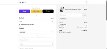 10% OFF Your All Products on LIVESALTR