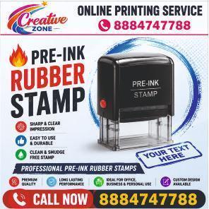 Rubber Stamp | Business Stamps | Get Your Rubber Stamp Today | Creative Zone | 501