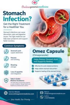 Omez Capsule (Omeprazole) for Acidity, Heartburn, and Acid Reflux