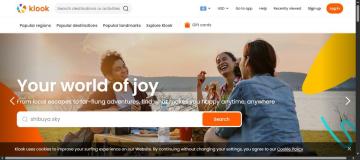 Klook: Up to 5% OFF On Tours, Activities, and Hotels