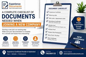 A Complete Checklist of Documents Needed When Joining a New Company