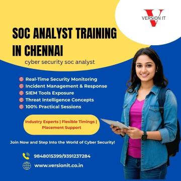 SOC Analyst Training in Chennai