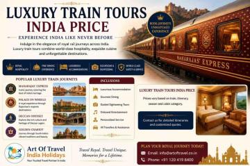 Luxury train tours India price