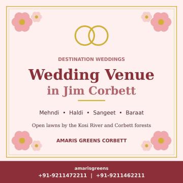 Best Resort for Destination Wedding in Jim Corbett | Amaris