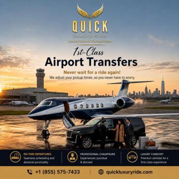 Luxury Car Service Manhattan to JFK, LGA & EWR Airport | Flat Rates
