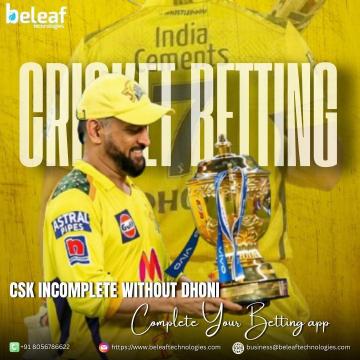 CSK Feels Incomplete Without Dhoni Complete Your Betting app with
