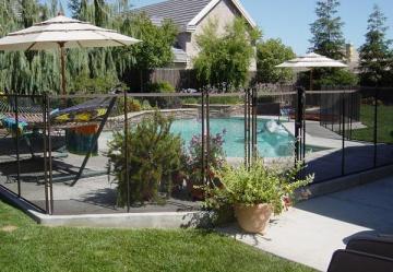 Removable Mesh Pool Fencing in Visalia