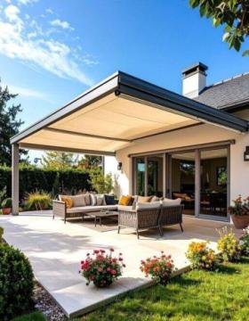 Polycarbonate Retractable Roof & Sunshade Systems