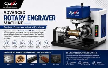 Advanced Rotary Engraver Machine for Industries
