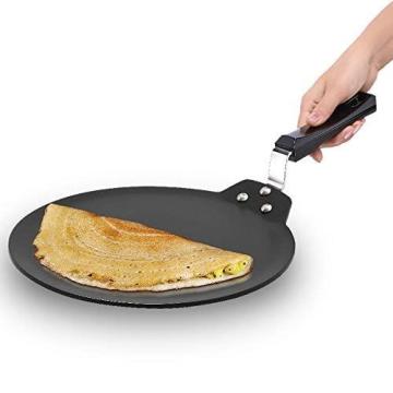 HAWKINS Futura 30 cm Dosa Tava, Nonstick Induction Dosa Tava, Black (INDT30)